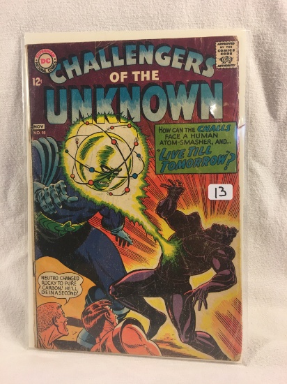 Collector Vintage DC Comics  Challengers Of The Unknown Comic Book No.58