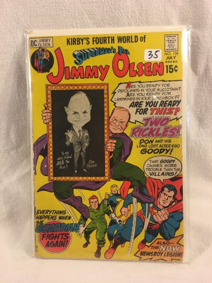 Collector Vintage DC Comics Superman's Pal Jimmy Olsen   Comic Book No.139