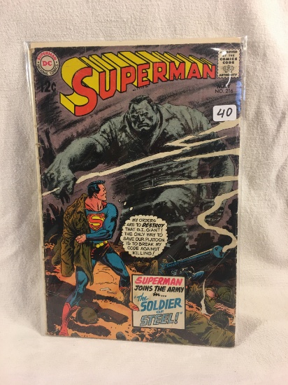 Collector Vintage DC Comics  Superman Comic Book No.216