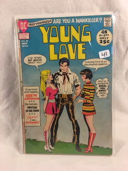 Collector Vintage DC Comics  Young Love Comic Book No.89