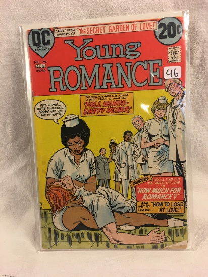 Collector Vintage DC Comics  Young Romance Comic Book No.194