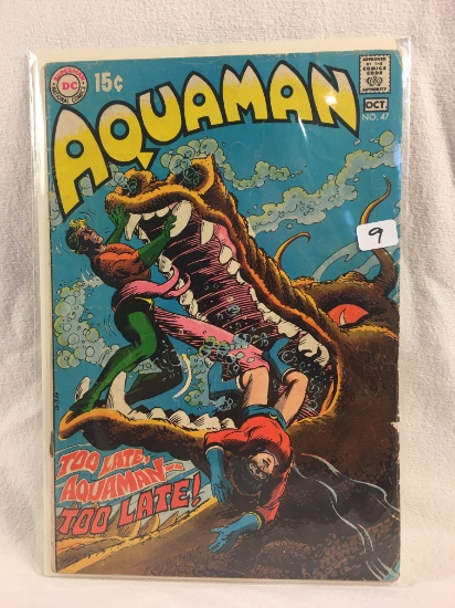 Collector Vintage DC Comics Aquaman Comic Book No.47