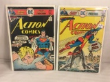 Lot of 2 Pcs Collector Vintage DC Comics  Action Comics Comic Books No.456.457.