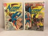 Lot of 2 Pcs Collector Vintage DC Comics  Action Comics Comic Books No.461.469.