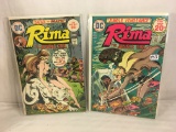Lot of 2 Pcs Collector Vintage DC Comics Rima The Jungle Girl  Comic Books No.5.6.