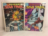 Lot of 2 Pcs Collector Vintage DC Comics  Star Trek  Comic Books No.2.3.