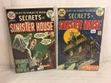 Lot of 2 Pcs Collector Vintage DC Comics Secrets Of Sinister House  Comic Books No.16.17.