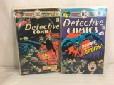 Lot of 2 Pcs Collector Vintage DC Comics Detective Comics  Comic Books No.451.455.