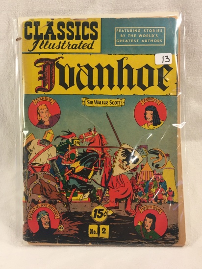 Collector Vintage Classics Illustrated Comics Toanhoe Comic Book No.2