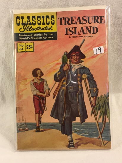 Collector Vintage Classics Illustrated Comics Treasure Island Comic Book No.64