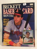 Collector Vintage 1986 Beckett Baseball Card Monthly Price Guide Magazine