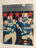 Collector Vintage 1969 Official Proram Chargers Magazine