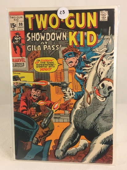 Collector Vintage Marvel Comics Two-Gun Showdown Kid at Gila Pass Comic Book No.99
