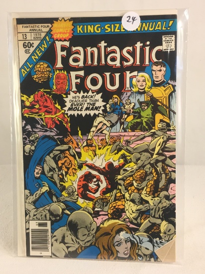 Collector Vintage Marvel Comics King-Size Annual Fantastic Four  Comic Book No.13