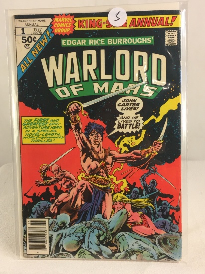 Collector Vintage Marvel Comics Warlord Of Mars  Comic Book No.1