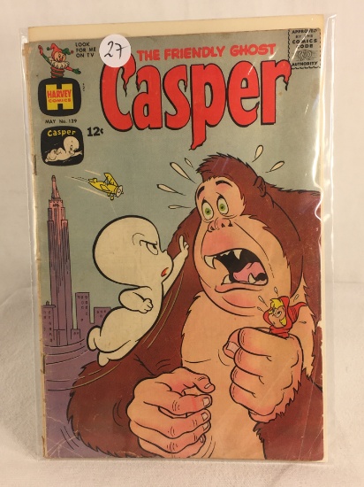 Collector Vintage Harvey Comics The Friendly Ghost Casper  Comic Book No.129