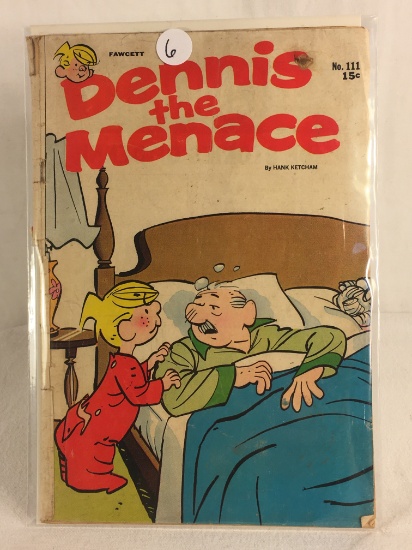 Collector Vintage Fawcett Comics Dennis The Menace Comic Book No.111