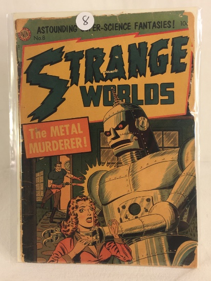 Collector Vintage AVON Publication Comics Strange Worlds The Metal Murderer No.8
