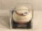 Collector Rawlings MLB Baseball Signed by Mark L in Case 3.25