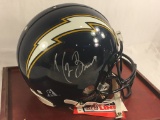 Collector Signed Riddell NFL Football Helmet in Case 17.5