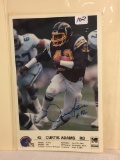 Collector NFL Football Photo Signed by Curtis Adams 8.5