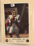 Collector NFL Football Photo Signed by Buford McGee 8.5