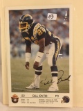 Collector NFL Football Photo Signed by Gill Byrd 8.5