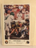 Collector NFL Football Photo Signed by Don Macek 8.5