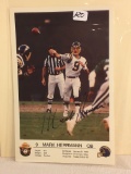 Collector NFL Football Photo Signed by Mark Herrmann 8.5