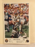 Collector NFL Football Photo Signed by Dan Fouts 8.5