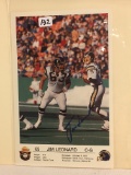 Collector NFL Football Photo Signed by Jim Leonard 8.5