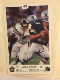 Collector NFL Football Photo Signed by Leslie O'Neal 8.5