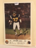 Collector NFL Football Photo Signed by Jeffery Dale 8.5