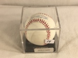 Collector Rawlings MLB Baseball Signed by Jason Schmidt in Case 3.25