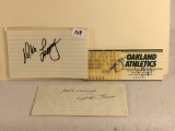 Collector Loose Assorted Signed Items - See Pictures