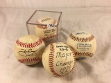 Collector Assorted Signed MLB Baseballs - See Pictures