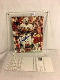 Collector Signed Upper Deck NFL Football Photo 10.5