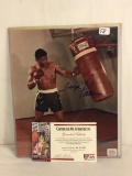 Collector Signed Boxing Photo w/ COA 8