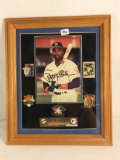 Collector MLB Baseball Photo Signed by Tony Gwynn in Frame w/ COA 12
