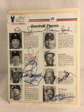 Collector Signed MLB Baseball Page in Magazine 8