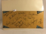 Collector Envelope Signed by Baseball Players - See Pictures
