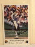 Collector NFL Football Photo Signed by Ralf Mojsiejenko 8.5