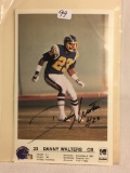 Collector NFL Football Photo Signed by Danny Walters 8.5