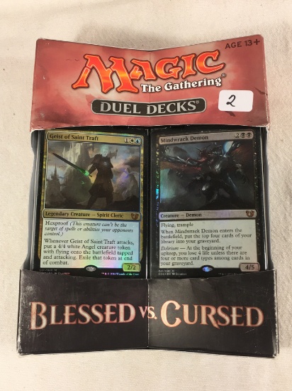 Collector Factory Sealed Magic the Gathering Duel Decks Blesssed vs. Cursed Cards