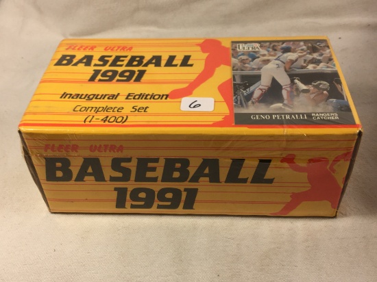 Collector Factory Sealed Fleer Ultra 1991 Inaugural Ed. Baseball Cards