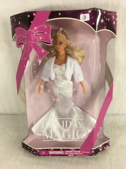 Collector Box has Damage - Happy Holicay Barbie Mattel Doll 14"Tall Box