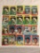 Lot of 20 Pcs Collector Loose Vintage Assorted Players Baseball Cards - See Pictures