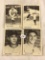 Lot Of 4 Pcs Collector Vintage Assorted Baseball Players 1936-1939 Yankee Dynasty Trading Cards