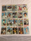 Lot of 20 Pcs Collector Loose Vintage Assorted Players Baseball Cards - See Pictures