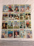 Lot of 20 Pcs Collector Loose Vintage Assorted Players Baseball Cards - See Pictures